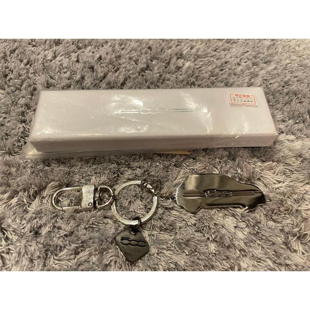 Used FIAT Genuine Swarovski Key Ring Fiat Fiat 500
