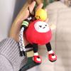 Fluffy Plush Table Tennis Plush Toy Collection Sports Plush Keychain  Backpack Decoration