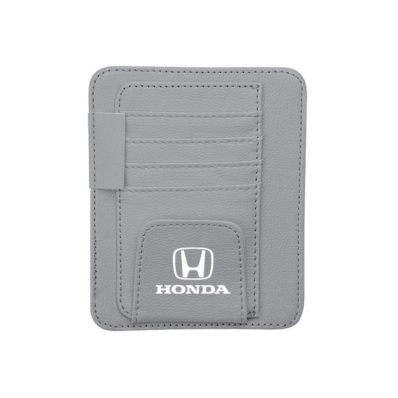 Car Visor Storage Bag ID Card Glasses Organized Clip For Honda Civic Accord Fit Jazz Pilot CRV Odyssey Passport City Shuttle HRV