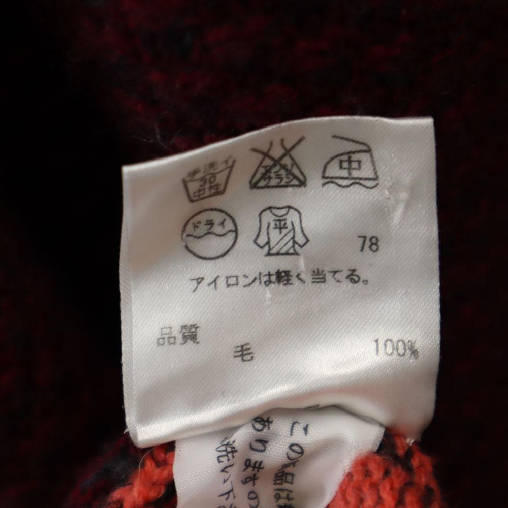 Paul Smith wool Long sleeve knit one piece M Bordeaux Women Used