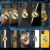 Real Club Madrid Football Pattern Case For iPhone Samsung Galaxy Redmi Note S 17 16 15 14 13 20 24 25 54 Pro Max Ultra Fe Tempered Glass Cover