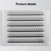 Stainless Steel Metal Vent Cover Built-in Insect Screen White Black Grille Cover Square Louver Air Vents Grille