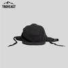 Retro Woolen Color Matching Bomber Hat Men And Women Street Japanese Trend Peaked Cap Plush Thermal Ear Protection Baseball Cap
