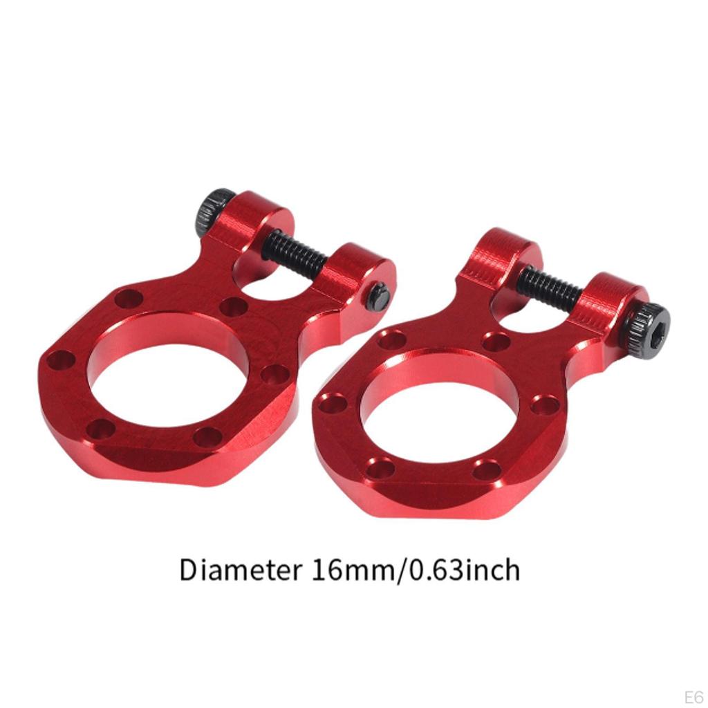 2 Pieces RC Car Tow Hook Horseshoe Buckle Aluminum Alloy for 1/10 Scale Crawler Truck Upgrade