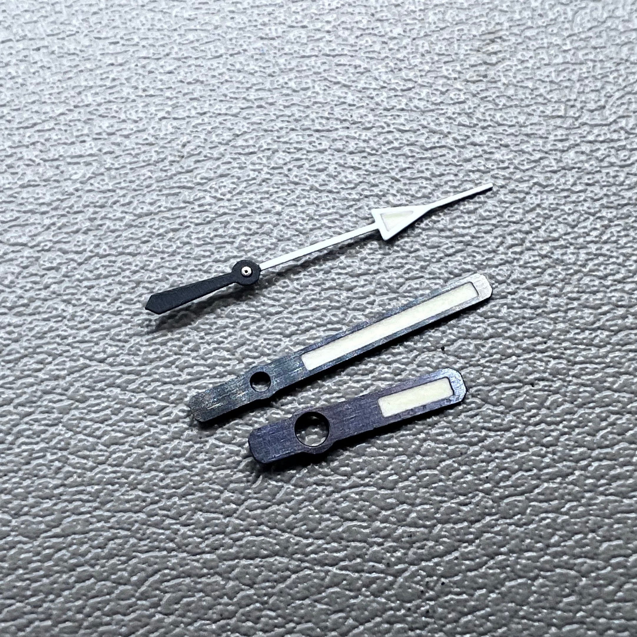 

18mm Watch Hands Matte C3 Orange Lume for NH34 NH35 NH36 NH38 NH39 NH70 NH72