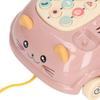 Baby Phone Toddlers Musical Toy Pretend Phone Call Toy Car Bilingual Story NaMachine Kitty Shape for Enlightment