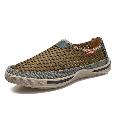 Sommerliche Herren-Sneaker: Bequeme Mesh-Schuhe, atmungsaktive Sneaker zum Hineinschlüpfen, bequeme Freizeitschuhe aus hochwertigem Mesh für Herren.