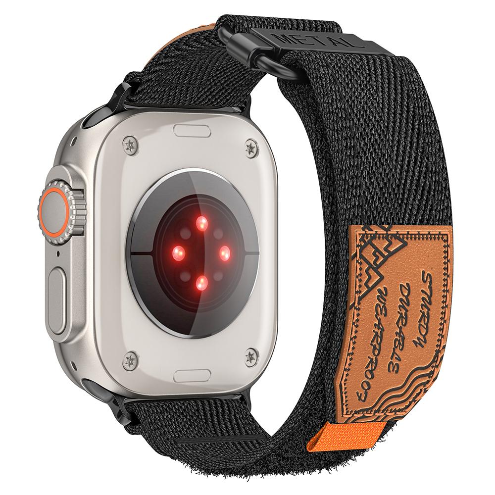 

Watch Band for Apple Watch Series 10 42mm/9 8 7 41mm/SE (2023) SE (2022) SE 6 5 4 40mm/3 2 1 38mm Nylon Watch Strap Breathable Watch Band Black