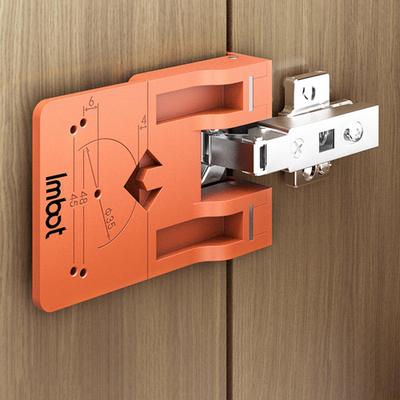 Gabarito de Alinhamento para Dobradiças de Portas de Armário Portátil 2,6 mm Compacto Instalação Oculta