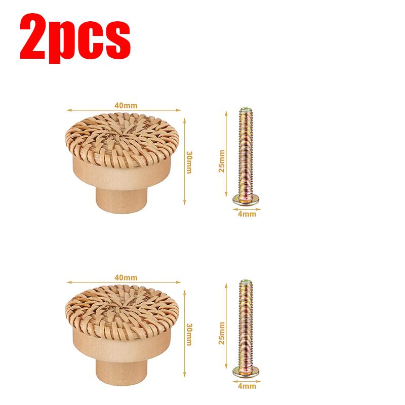 

Дверная ручка из цельного дерева, круглая, маленькая, плетеная из ротанга, креативная, одноотверстие, шкаф, обувной ящик, фурнитура, минималистский стиль