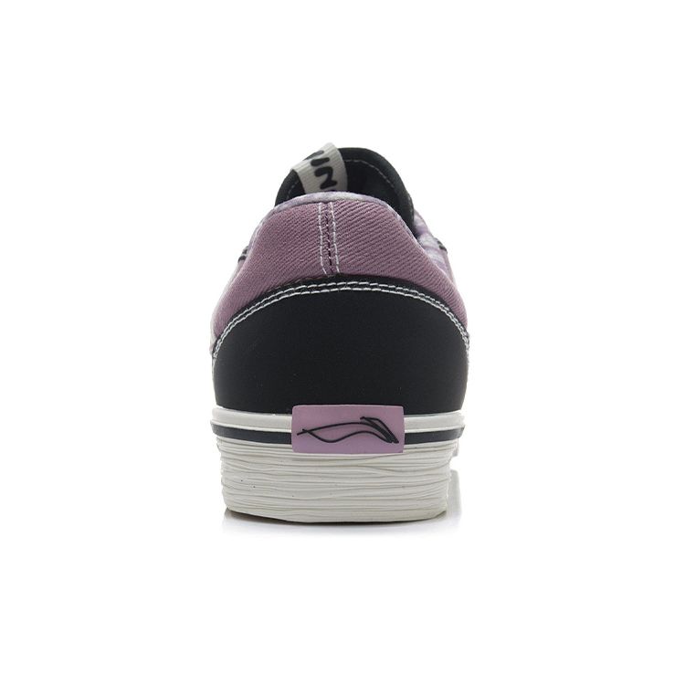 Li Ning Steven Harrington X  50/50 Canvas Comfortable Versatile Low-Top Skate Shoes Men Sneakers Gray Purple AECR105-1