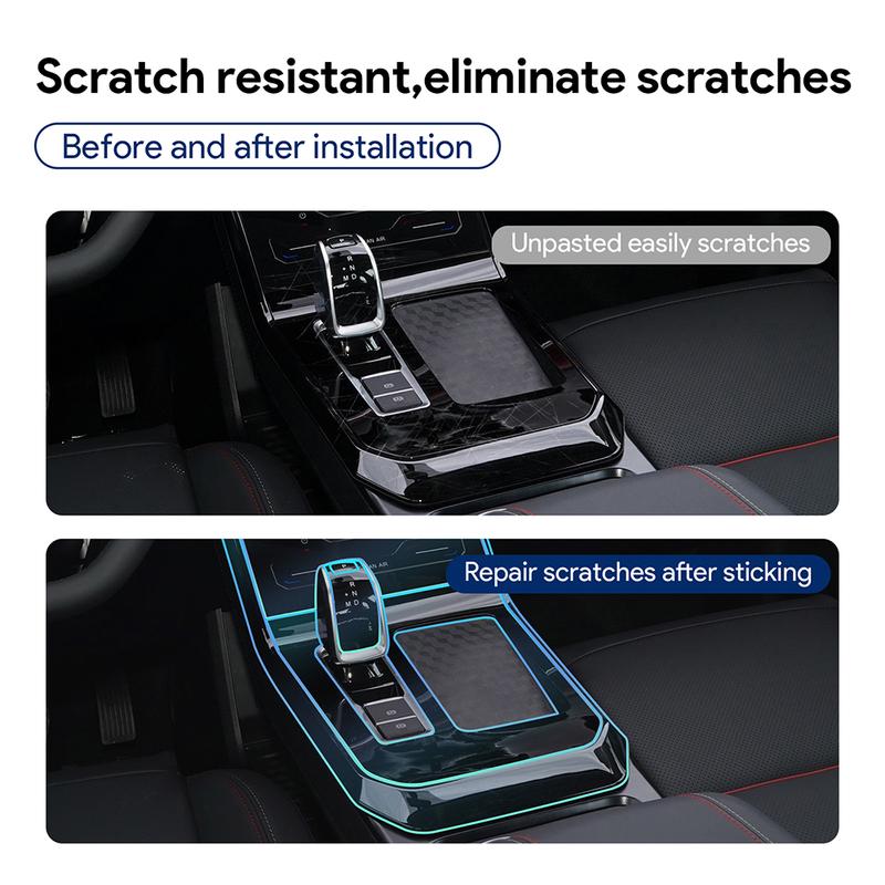 TPU For Chery Tiggo 7 Pro -2024 Car Navigation Screen Film Gearbox Protective Sticker Anti-scratch Interior Accessories