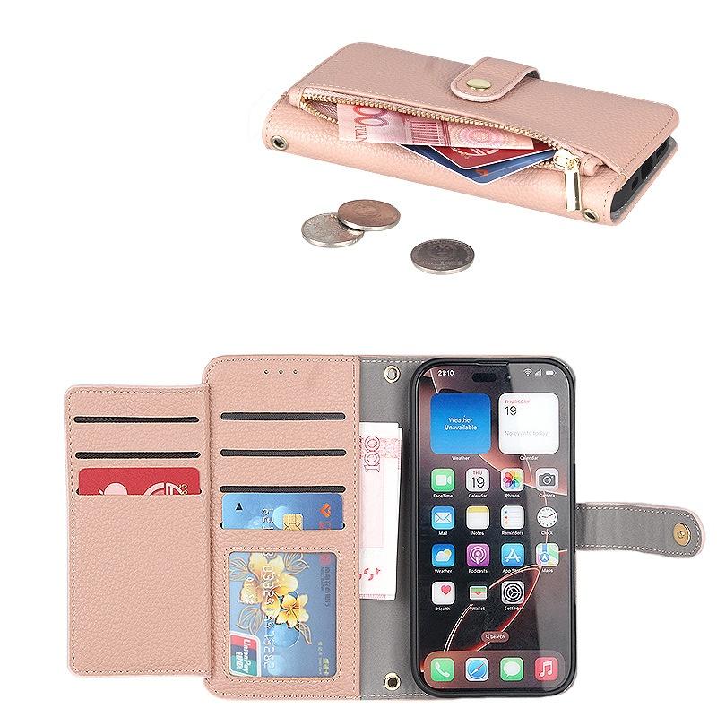 Suitable for Mobile Wallet Protective case iPhone 17 Mobile Phone Protective case 1514 Pro Max/6 Pro Max Protective case