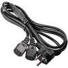 AKYGA Power Cable ''Y'' AK-PC-04A Splitter CCA CEE 7/7 / 2x IEC C13 1.8 M