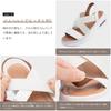 Easy To Walk Elastic Thick Sports Air Cross Office Beautiful Stylish [Maxome] Women's Sandals, In, Band, Sole, Sandals, Cushion, Belt, Summer,