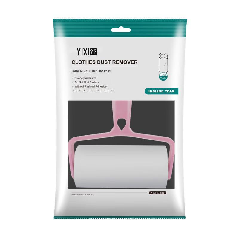 YIXI 10cm Lint Roller with Handle and Tear-Off Refills