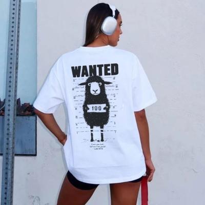 Lost Sheep Back Print TShirt Cute Funny Bible Verse Tshirt Cool Vintage Christian Streetwear Women Unisex Jesus Faith Apparel Gift