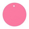 17.5cm Round Heat Resistant Silice Mat Drink Cup Coasters N-slip Pot Holder Table Placemat Kitchen Accessories Onderzetters