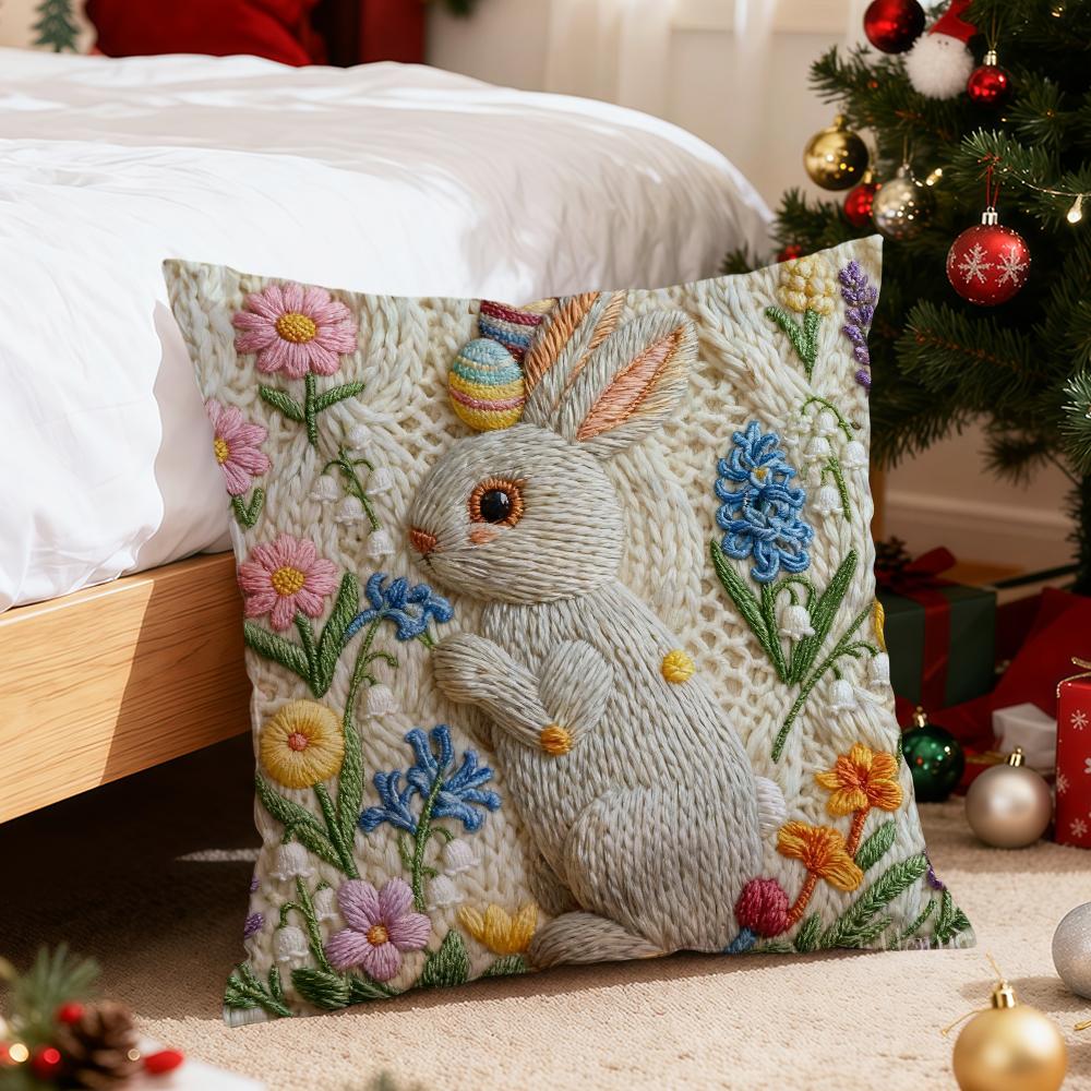 Christmas-Themed Texture Cushion Cover For Pillow Printing Sofa Decoration Home Car Room Coffee Shop Office Nordic Simplicity