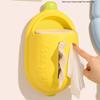 Waterproof Banana Suction Cup Tissue Box - Wall-Mounted, Punch-Free, for Home or Bathroom.