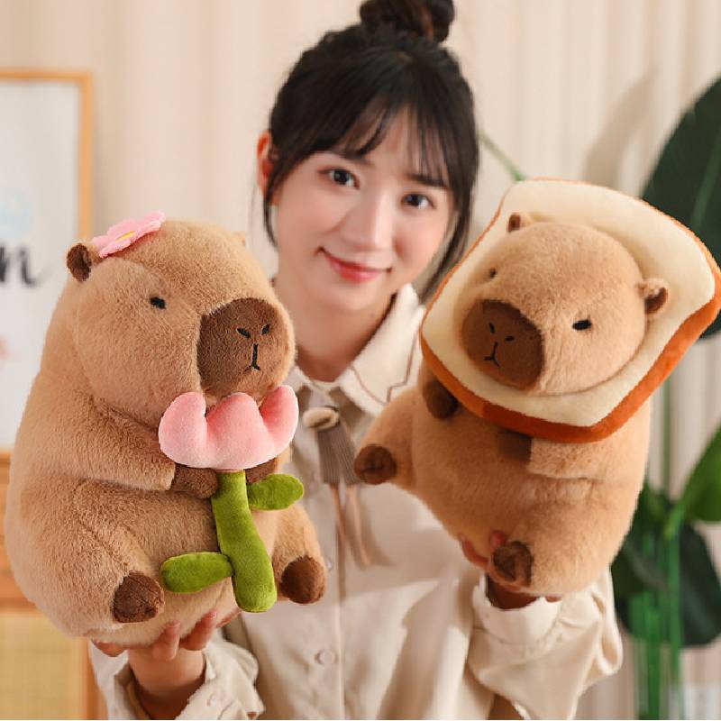 Capybara Transformable Multiple Decorations Plush Toy Doll Pillow Children Gift