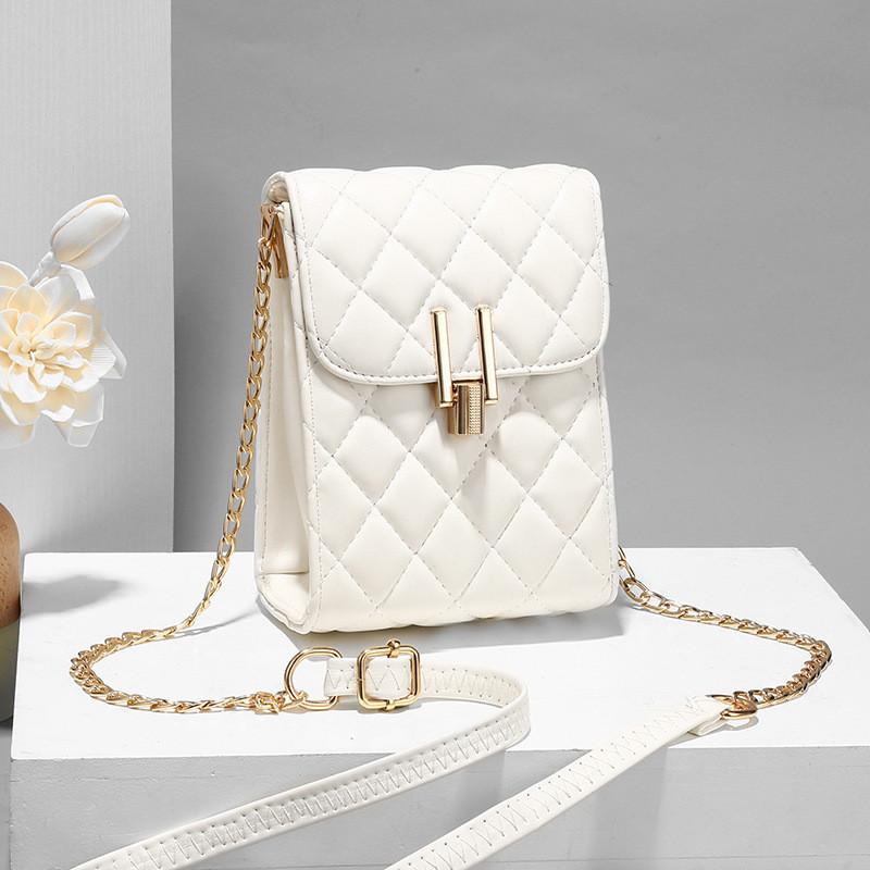 Ielgy Mobile Phone Bag Fashion Simple Chain Crossbody Shoulder Bag Trendy