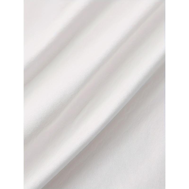 Europäische Größe Lustiges Grafik- & Buchstabendruck Casual T-Shirt, Rundhals Kurzarm Oberteil für Frühling & Sommer, Damenbekleidung
