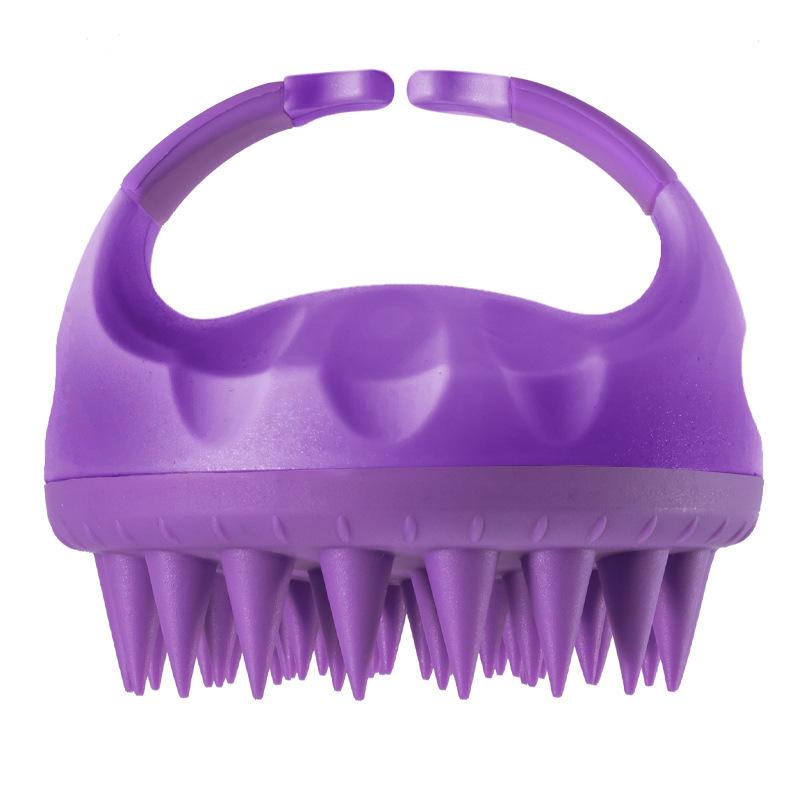 Scalp Scrubber Shampoo Brush Massager Clean Scalp Comb with Handle Hair Washing Brush Scalp Exfoliator Brush Head Scrubber Tools