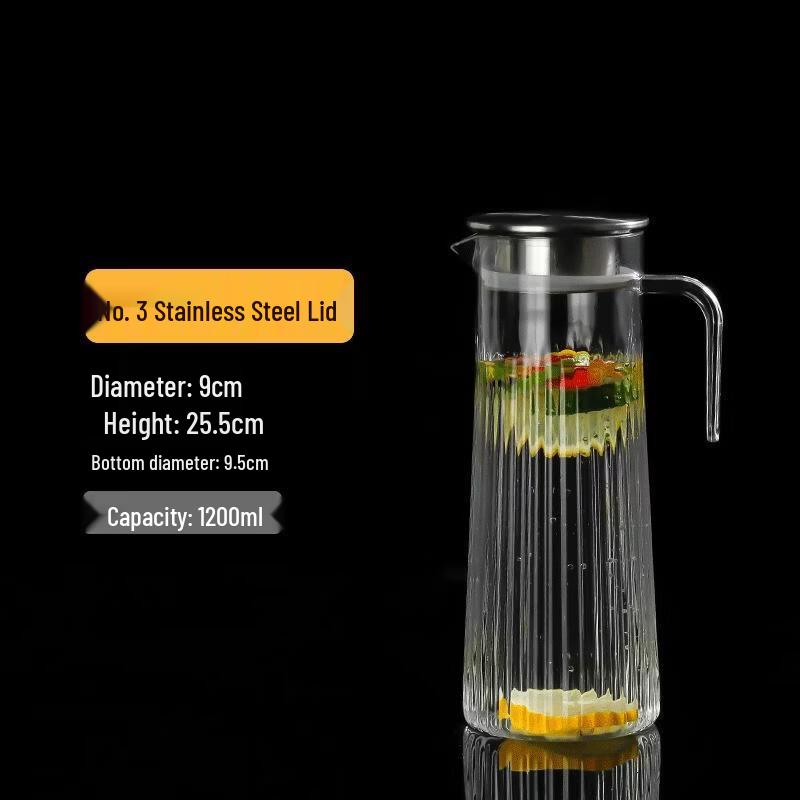 Acrylic Striped Cold Water Pitcher