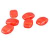 6Pcs Guitar Tuning Peg Buttons Plastic Comfortable Grip Tuner Buttons for Electric Acoustic Guitar Red