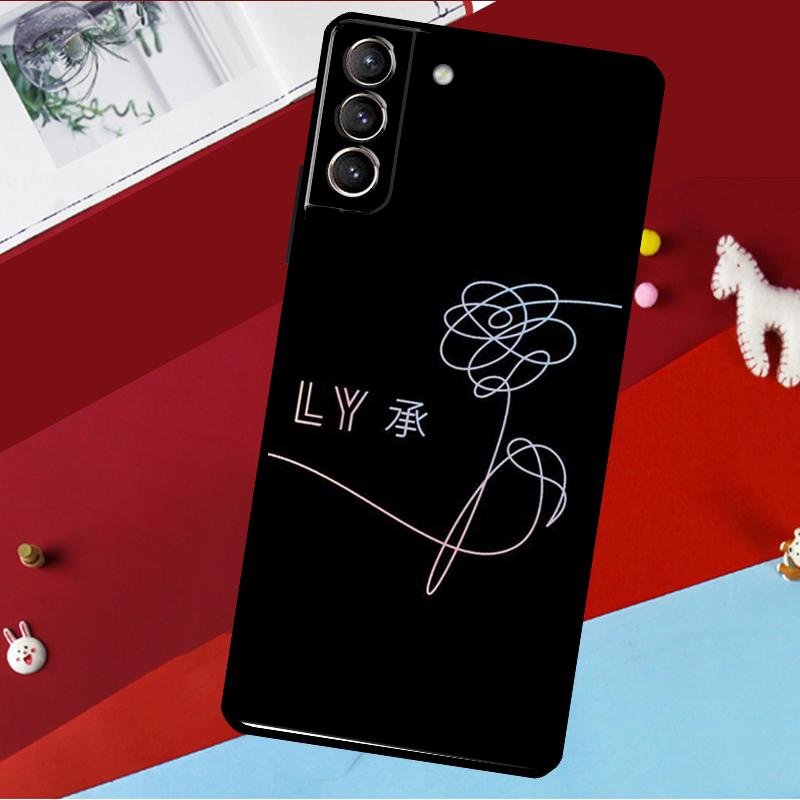 Love Yourself Flower Kpop Case For Samsung Galaxy S20 FE S21 FE S22 S23 Ultra Note 20 S9 S10 Note 10 Plus Back Cover
