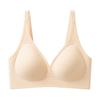 European and American Underwear Women's Seamless Bras, Large Breasts, Small Anti-sagging Breasts, Deep V No Steel Ring Bra, Plus Size