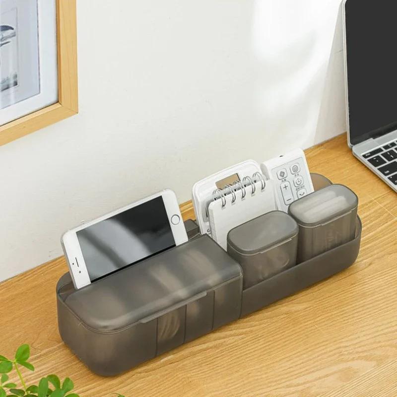 Cable Storage Box Organizer Charger Cord Storage Case Dustproof Reusable Data Cable Earphone Storage Case for Home Travel