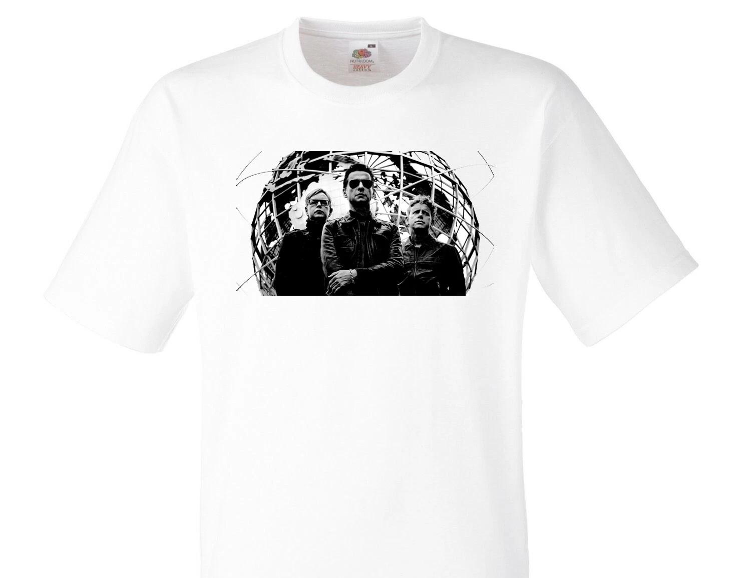 Depeche Mode Rock White Fun Music T-Shirt -039 XXL