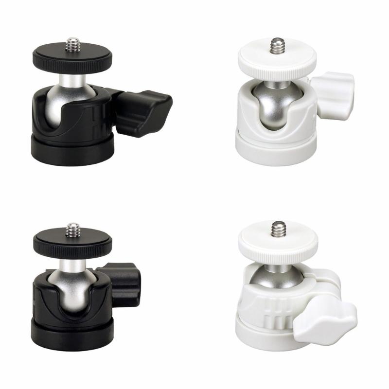 Mini Ballhead Tripod Mount With 360°Rotation,1/4" Hot Shoe Adapter, Aluminum Camera Stand For SLR Cameras Stable Videos
