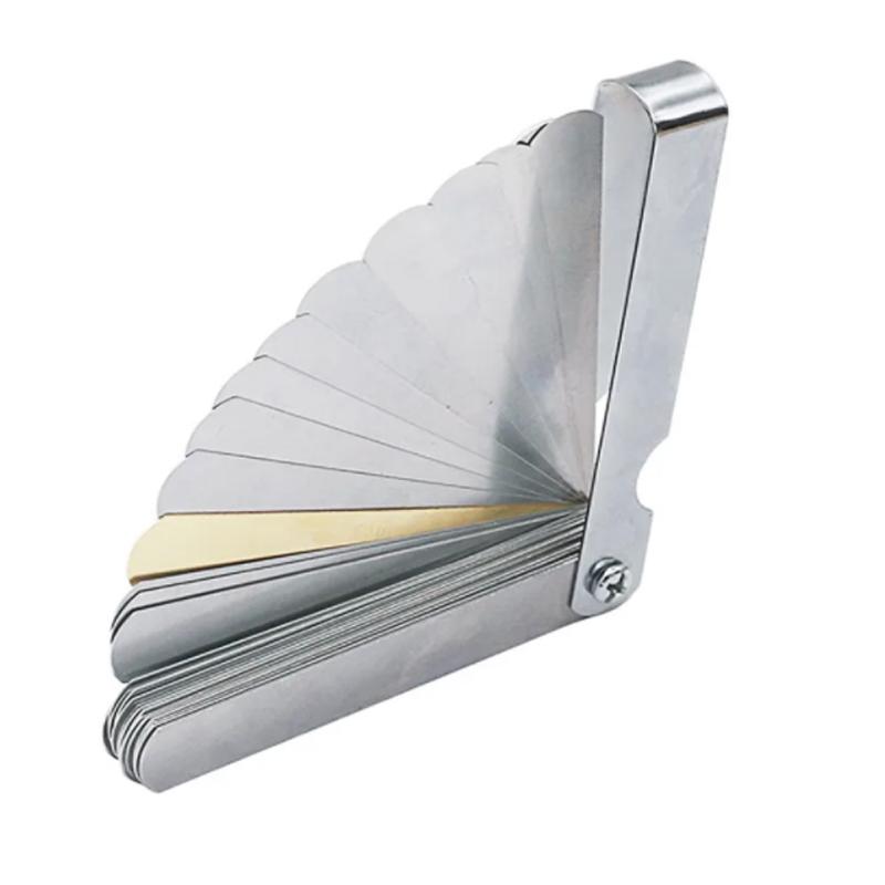 1pc 32 Blades Feeler Gauge Metric Gap Filler 0.04-0.88mm Thickness Gage Tool For Motorcycle Valve Measurement