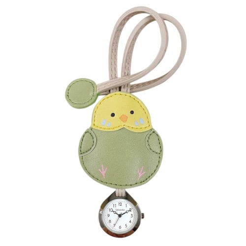 Follow Hoock Bird Hang Watch E04623A-6 GN Women's Gray Pocket Watch