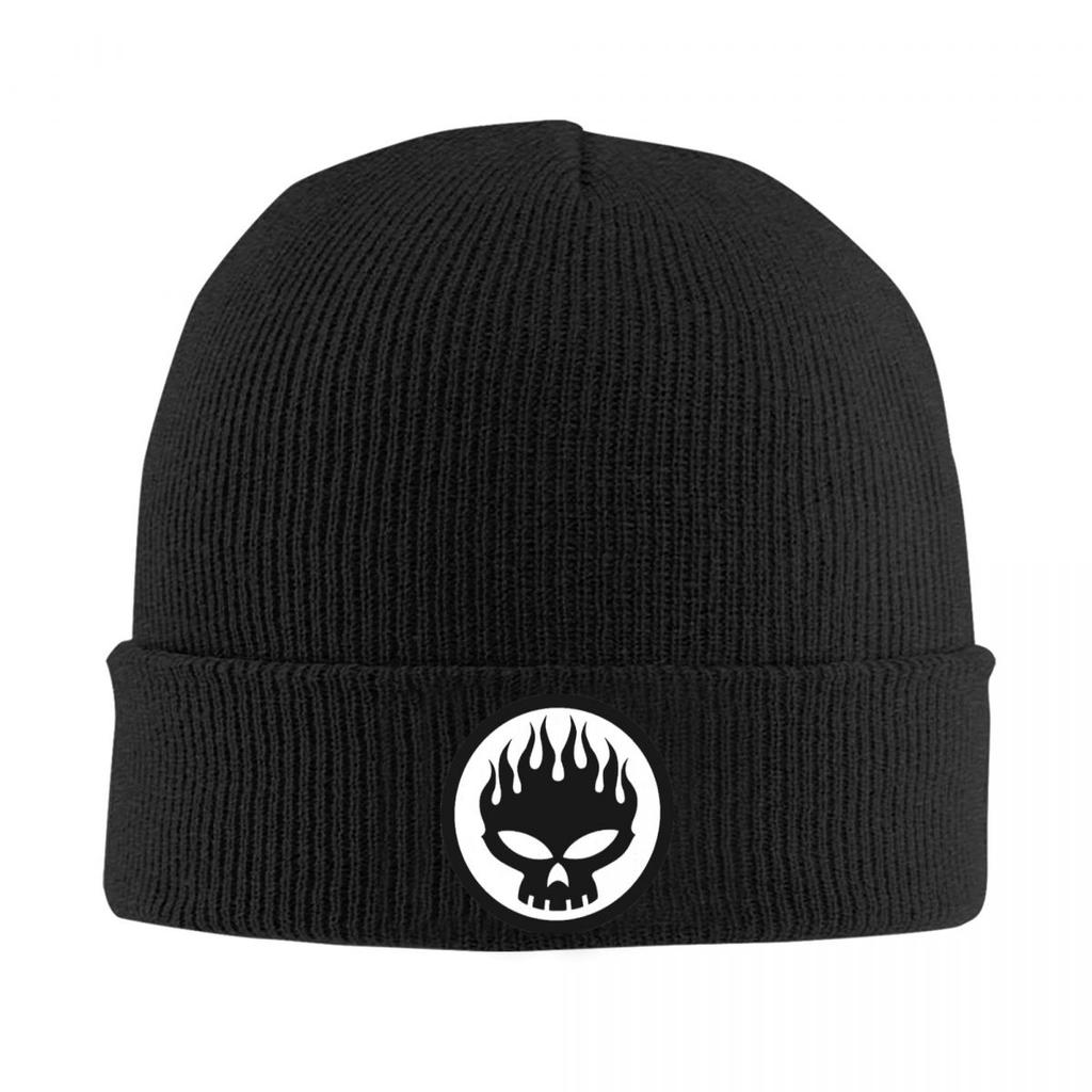 Punk The Offspring Warm Knitted Cap Winter Knit Bonnet Hat Skullies Beanies Hip Hop Caps for Unisex