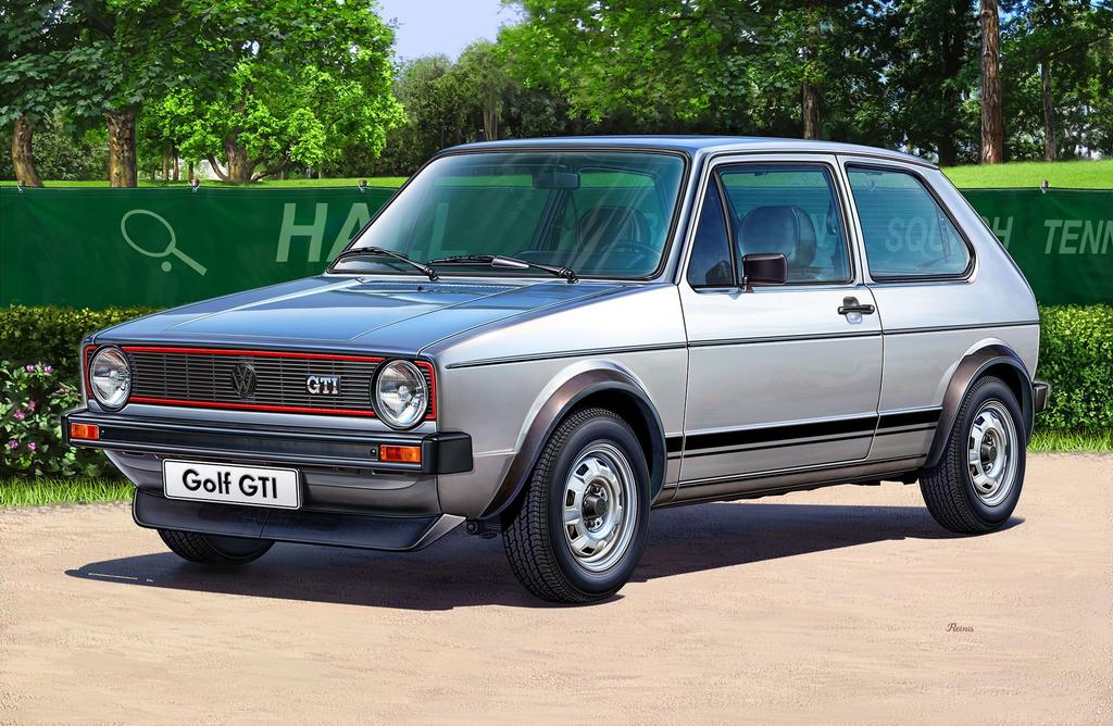 German Revell 1/24 VW Golf 1 GTI 07072 Plastic Model