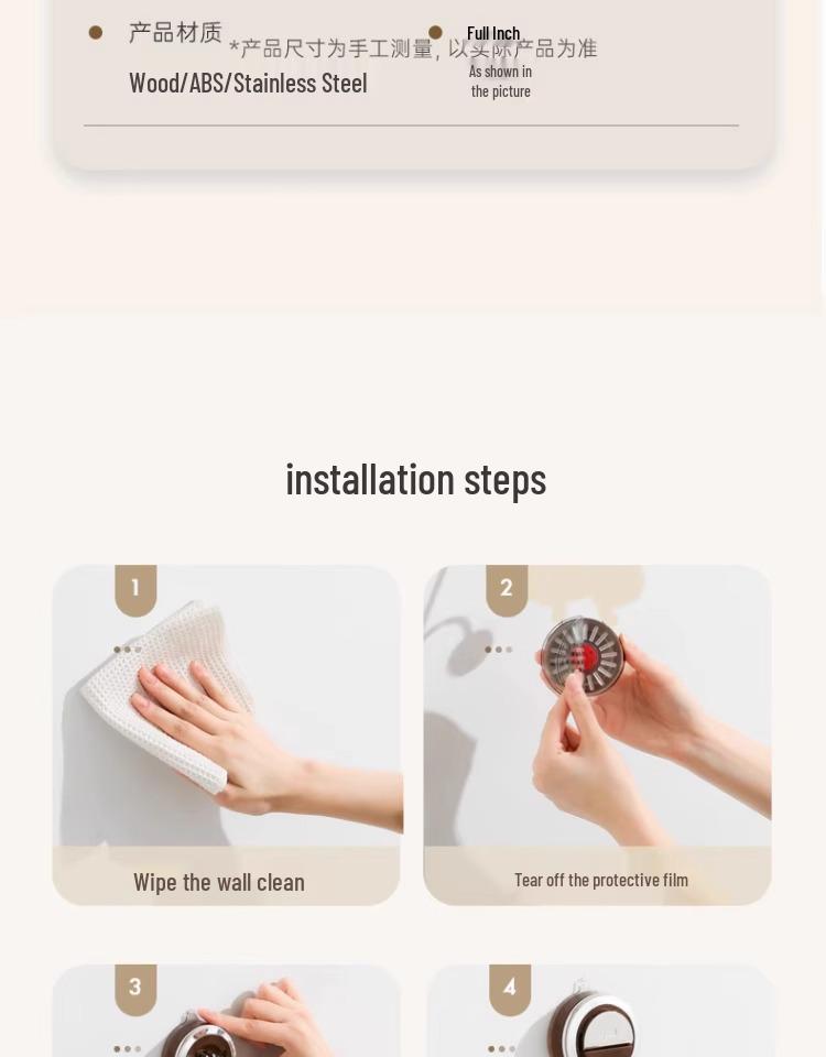 Strong Load-Bearing Suction Cup Wall Hook for No-Drill Bathroom & Door Hanging