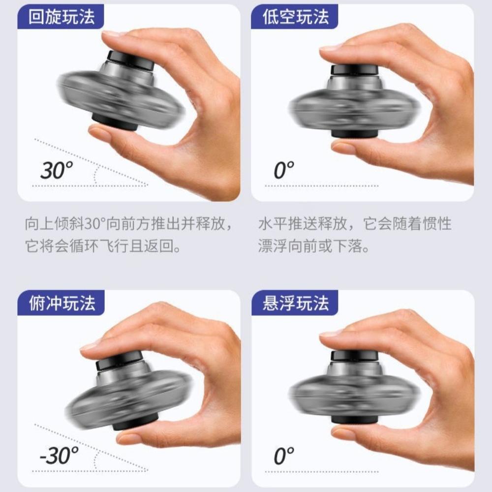 NEW LED Flying UFO Spinner Fingertip, Upgrade Flight Helicopter Gyro Flyorb Hover Ball, Mini Drone Aircraft Toy, Christmas Gift
