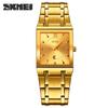 SKMEI Modell 9263 Herren Business-Uhr - Wasserdichte Quarz-Uhr mit Stahlarmband und Kalender.