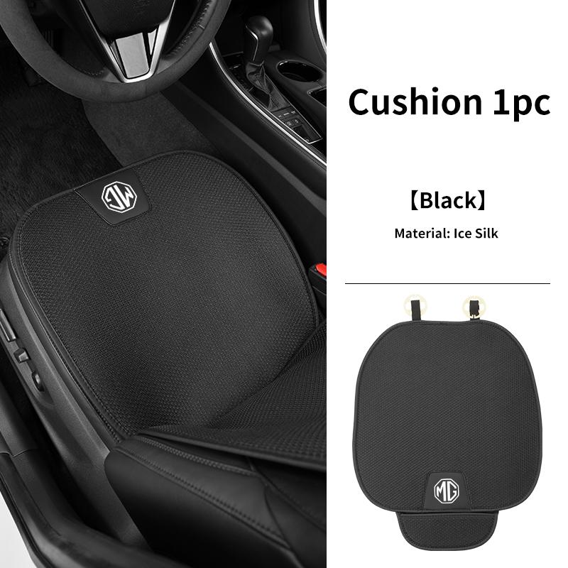 Summer Car Seat Cushion Cover Breathable Ice Silk Non Slip Auto Seat Protector Pad For Morris Garages MG 3 5 6 7 HS ZS GS Hector
