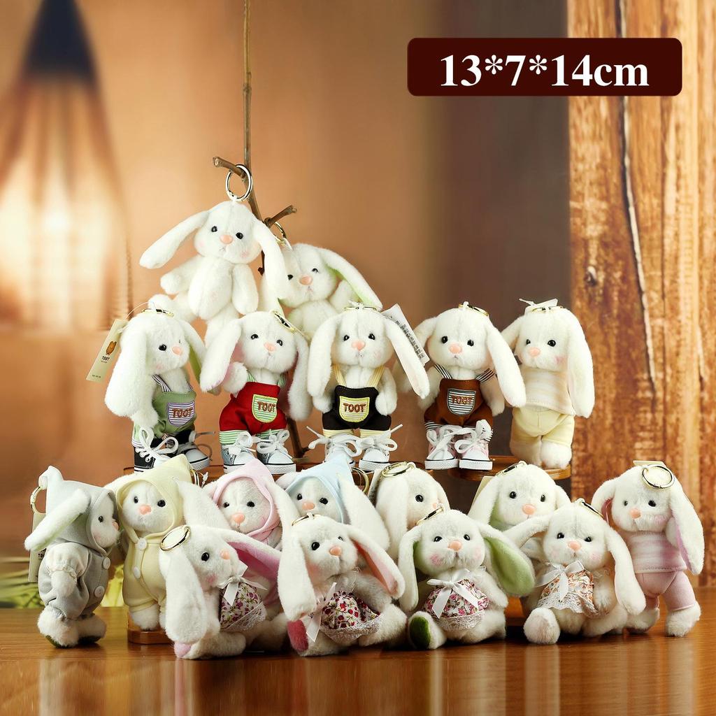 Red Rabbit Plush Keychain: Cute Pendant & Hanging Ornament