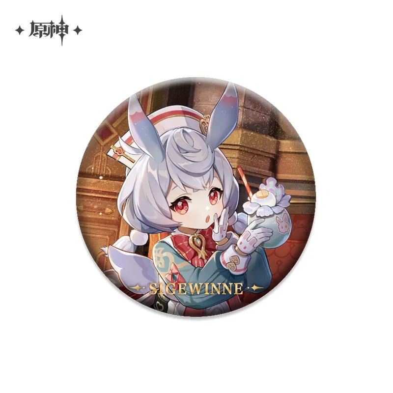 Sunsyea Genshin Impact Official Merch miHoYo Original Theme Series Badge Vol.4 Alhaitham Kaveh Furina Arlecchino