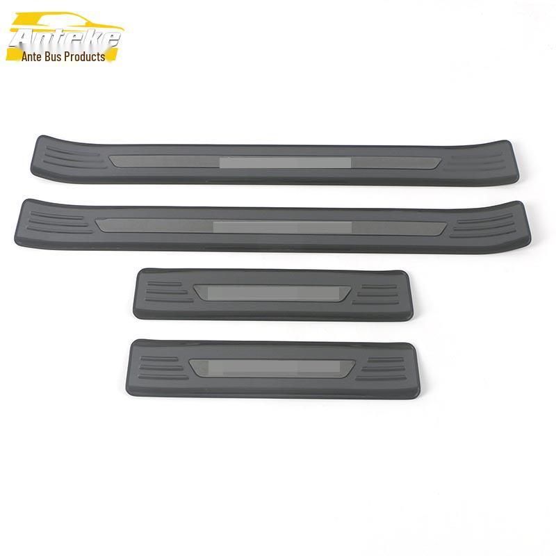 Autocolant decorativ prag ușă Leapmotor T03: Pedală de Bun Venit din Oțel Inoxidabil Bandă Luminoasă pentru 20 de Modele - Accesorii Auto