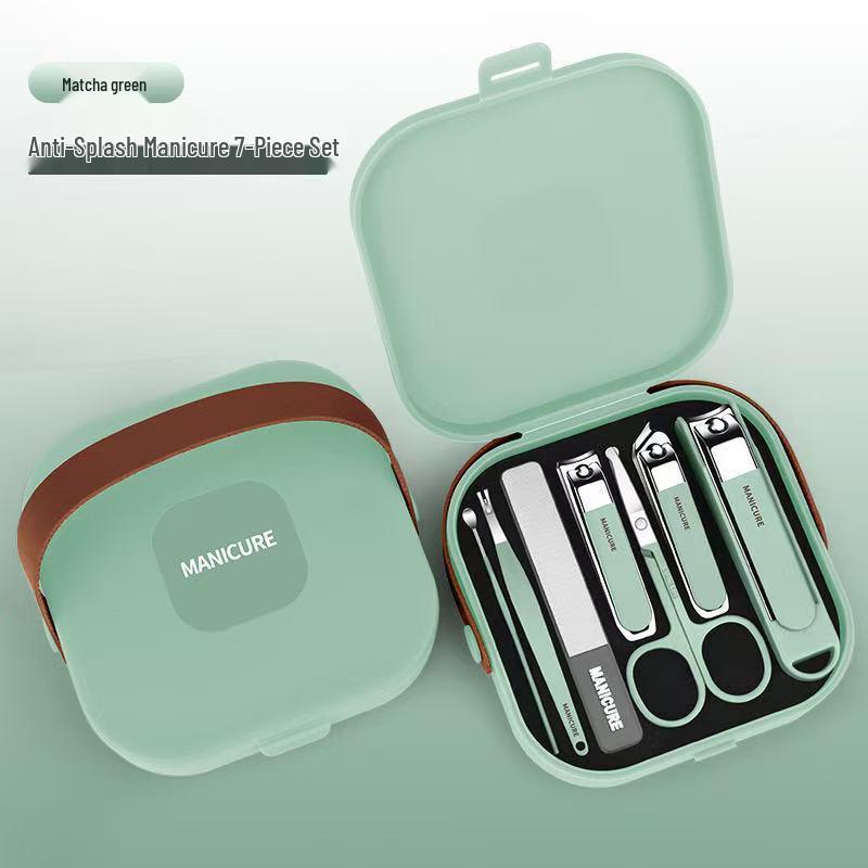 8-Piece Anti-Splash Nail Clipper and Manicure Set for Men and Women