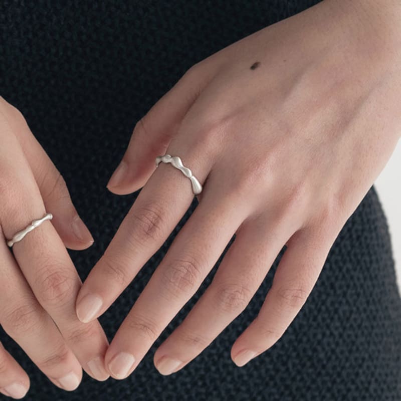 NUDOOR Dewdrop Ring 02