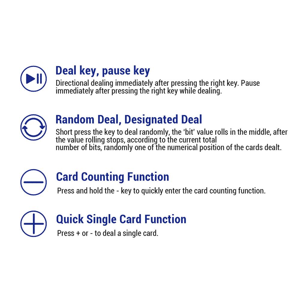 Automatic Card Dealer Programming 360 180 Degree Deal Self Cleaning 2500mAh Battery Operated Card Dealer Machine for Home