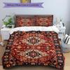 3Pcs Traditional Persian Rug Bedding Set Quilt Cover Pillowcase Home Christmas Xmas Halloween Gift 1 Duvet Cover 2 Pillowcase M924589